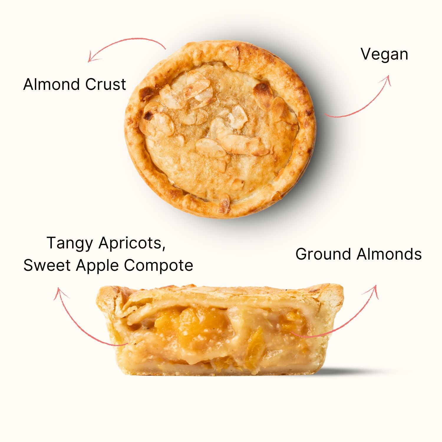 Apricot Apple Almond Pie (Vegan)
