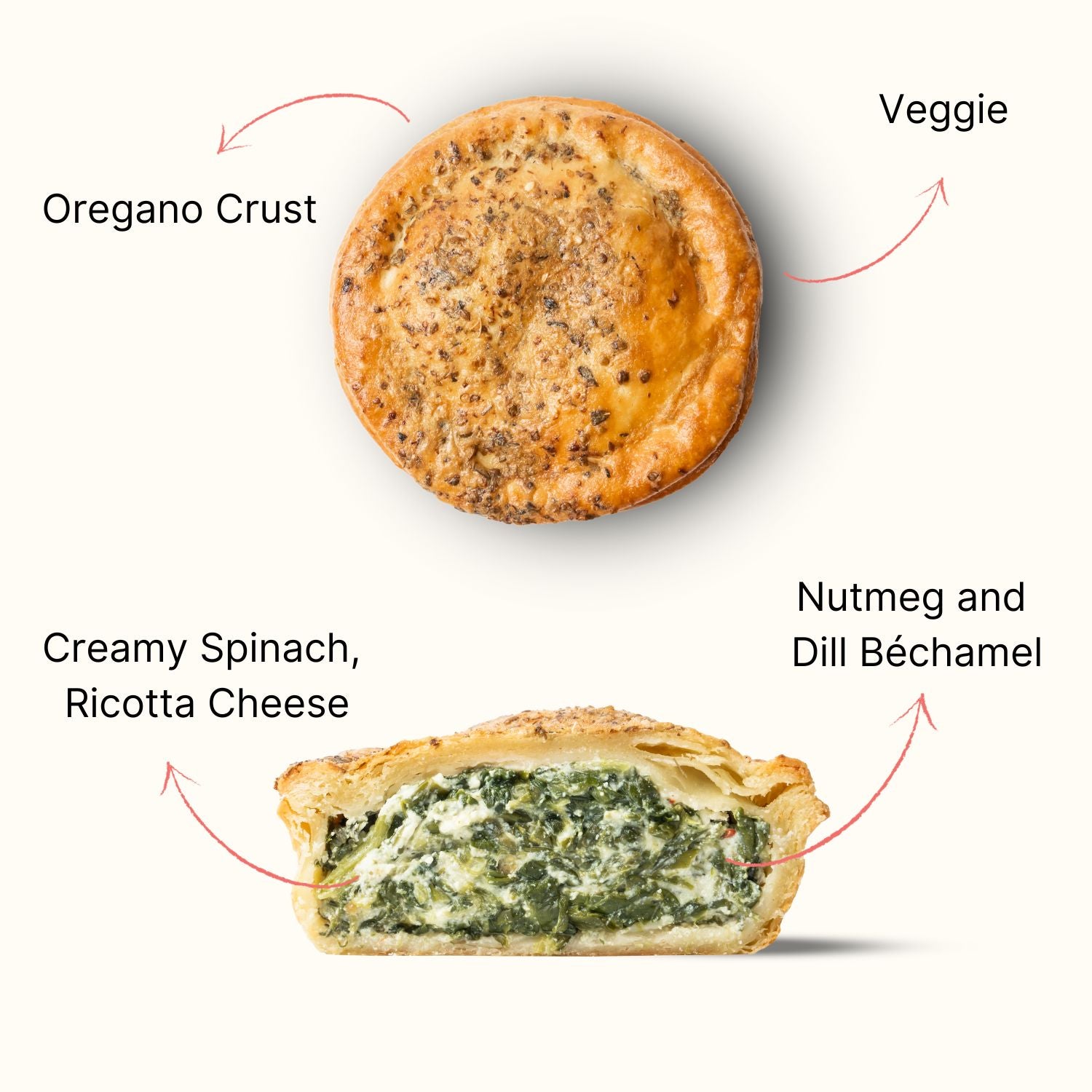 Spinach Ricotta Pie (Veggie)