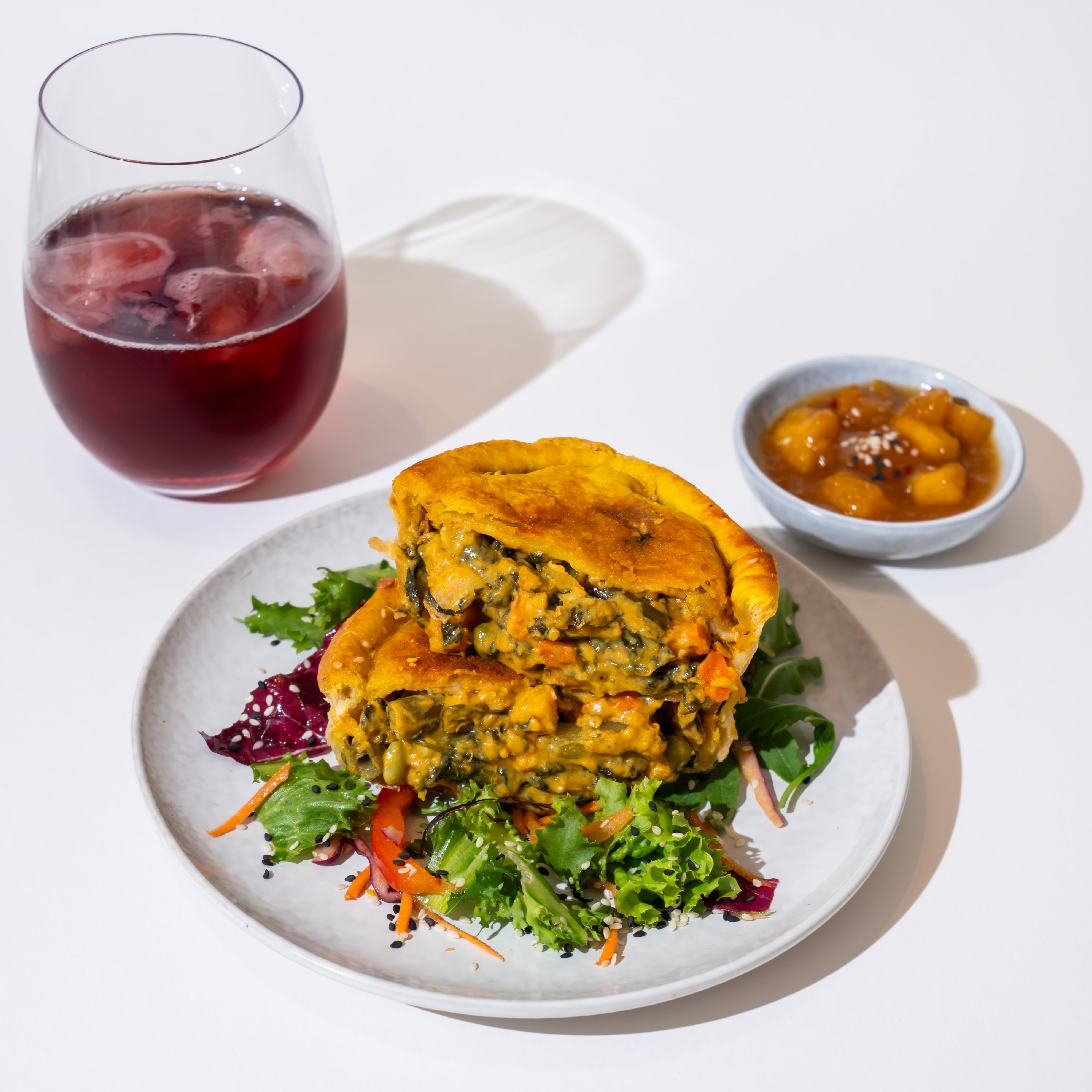 Veggie Curry Pie (Vegan)