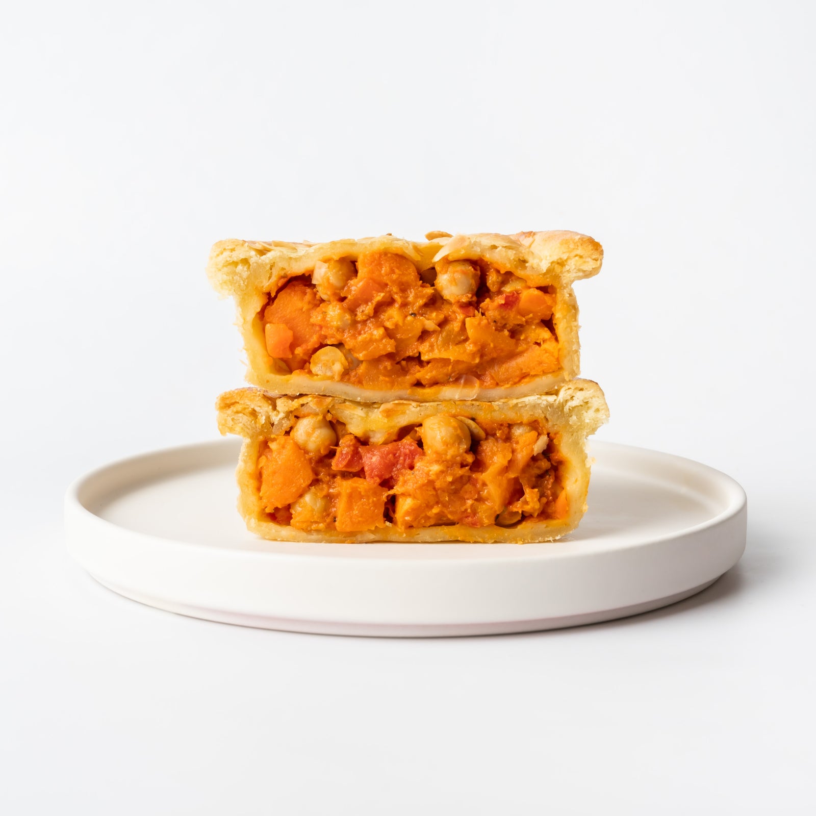 Cajun Sweet Potato, Chickpeas & Almond Pie