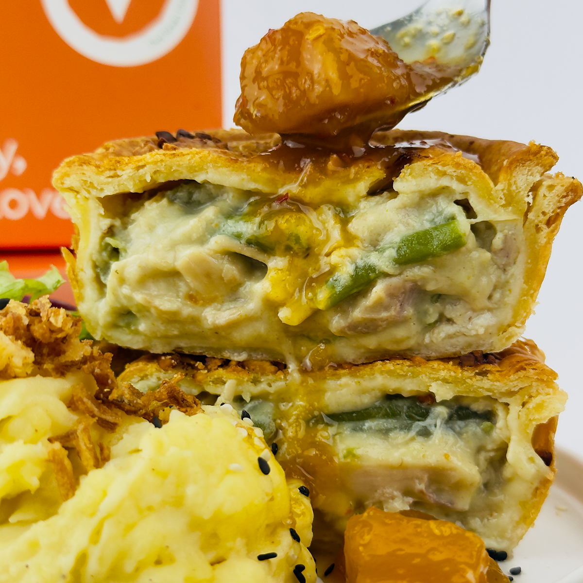 Thai Green Chicken Curry Pie